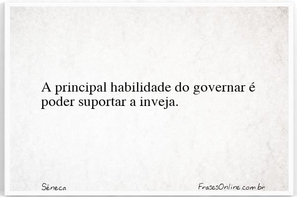 Frase de Sêneca