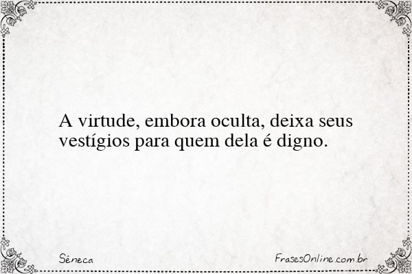 Frase de Sêneca