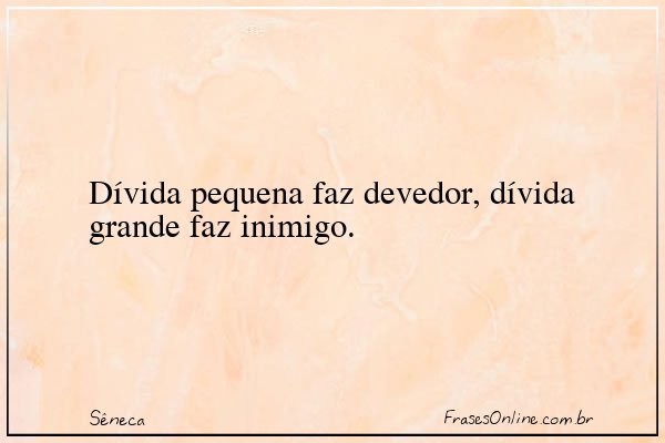 Frase de Sêneca