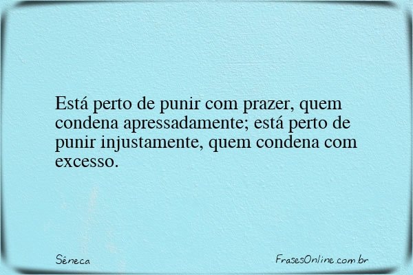 Frase de Sêneca