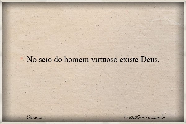 Frase de Sêneca