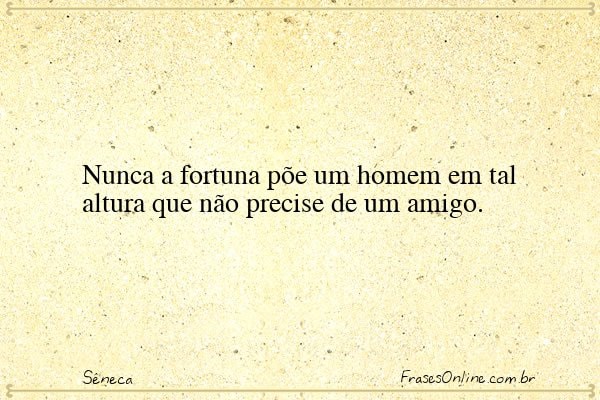 Frase de Sêneca