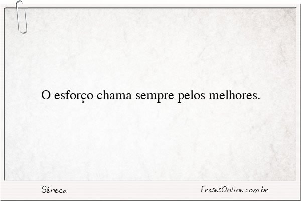 Frase de Sêneca