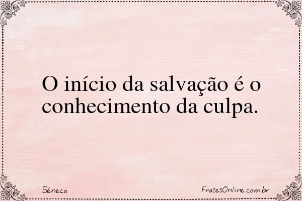 Frase de Sêneca