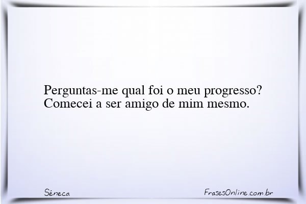 Frase de Sêneca