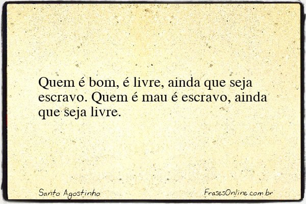 Frase de Santo Agostinho