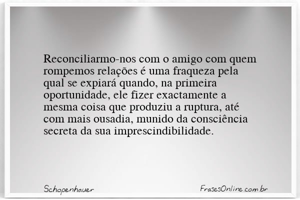 Frase de Schopenhauer