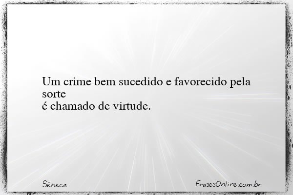 Frase de Sêneca