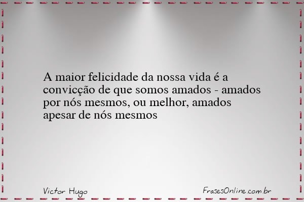 Frase de Victor Hugo