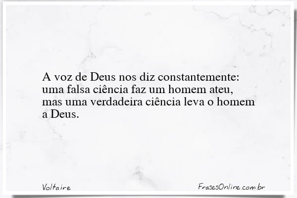 Frase de Voltaire