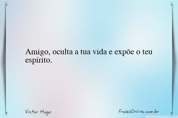 Frase de Victor Hugo