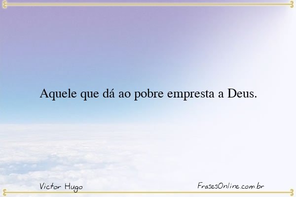 Frase de Victor Hugo