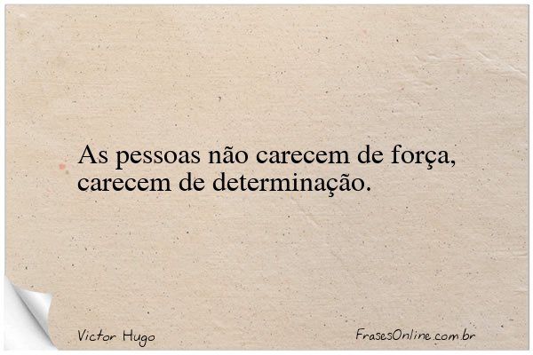 Frase de Victor Hugo