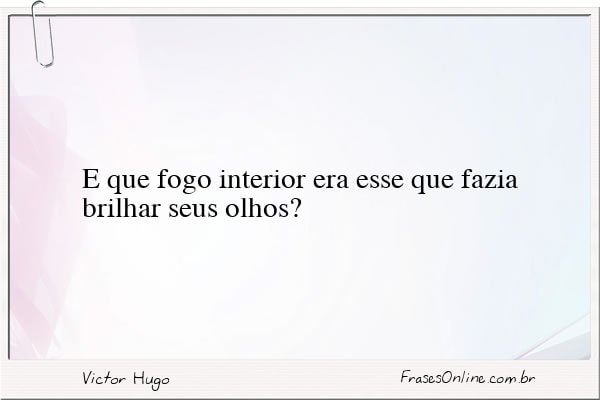 Frase de Victor Hugo