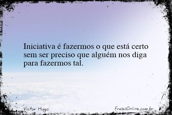 Frase de Victor Hugo