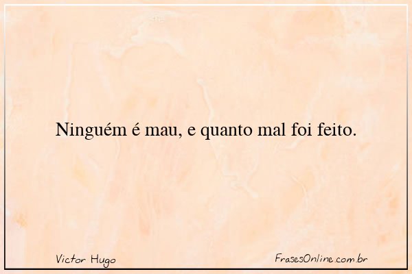 Frase de Victor Hugo