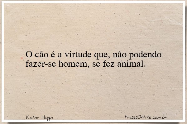 Frase de Victor Hugo