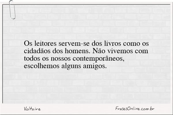 Frase de Voltaire