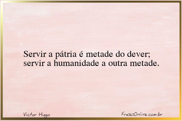 Frase de Victor Hugo