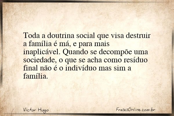 Frase de Victor Hugo