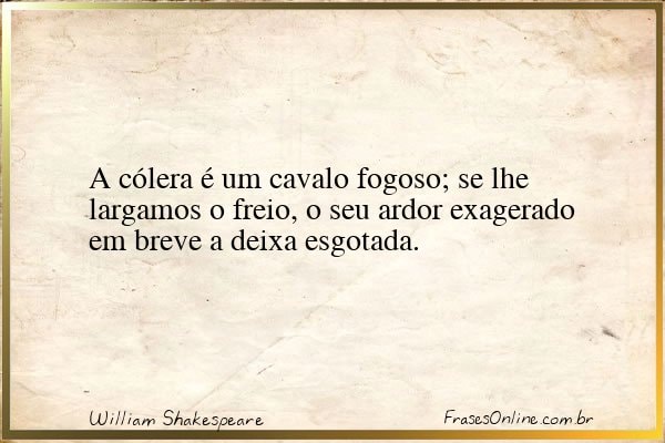 Frase de William Shakespeare