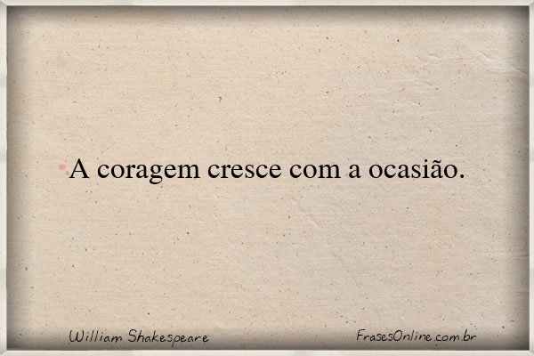 Frase de William Shakespeare