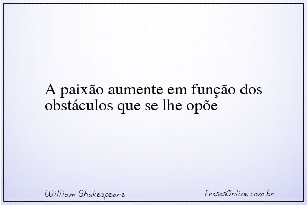 Frase de William Shakespeare