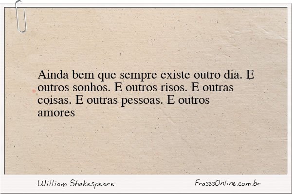 Frase de William Shakespeare