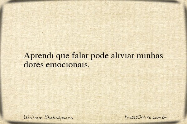 Frase de William Shakespeare