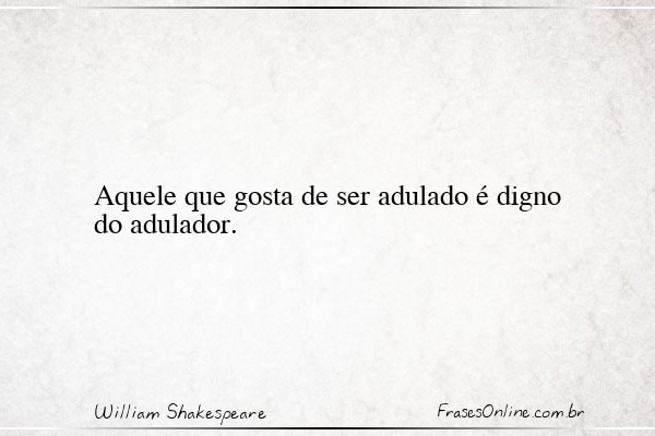 Frase de William Shakespeare