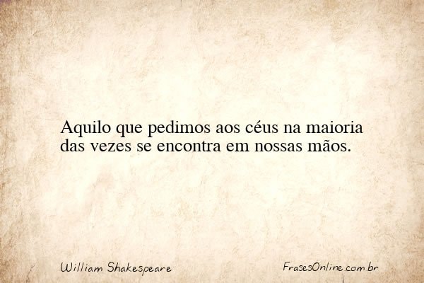 Frase de William Shakespeare