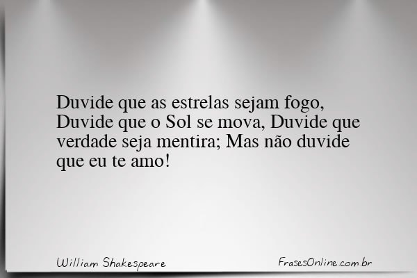 Frase de William Shakespeare