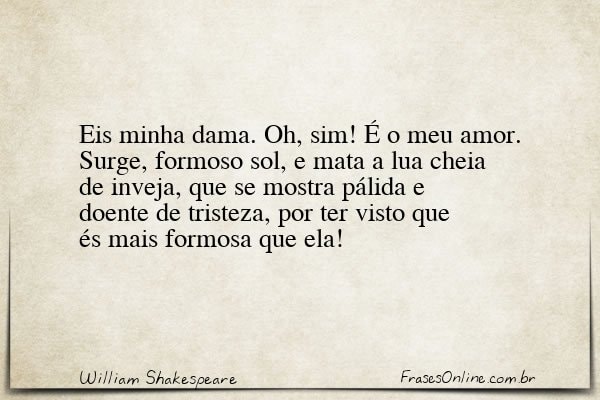 Frase de William Shakespeare