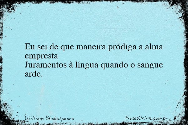 Frase de William Shakespeare