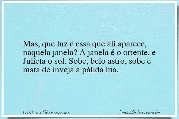 Frase de William Shakespeare