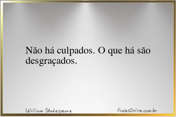 Frase de William Shakespeare