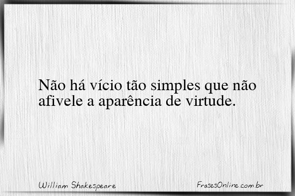 Frase de William Shakespeare