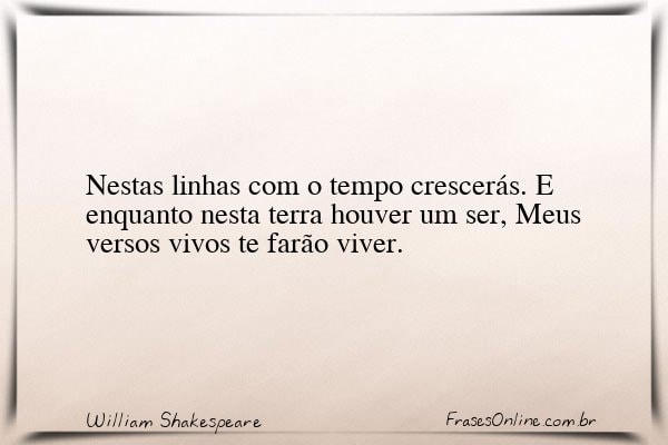 Frase de William Shakespeare