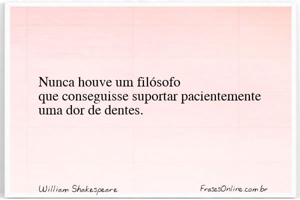 Frase de William Shakespeare