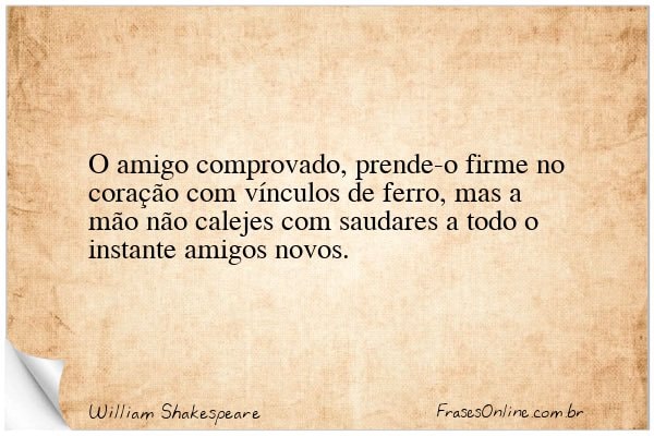 Frase de William Shakespeare