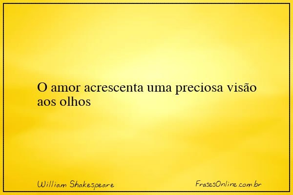 Frase de William Shakespeare