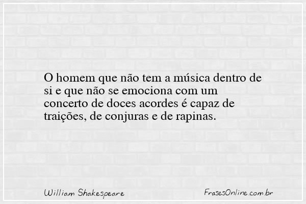 Frase de William Shakespeare