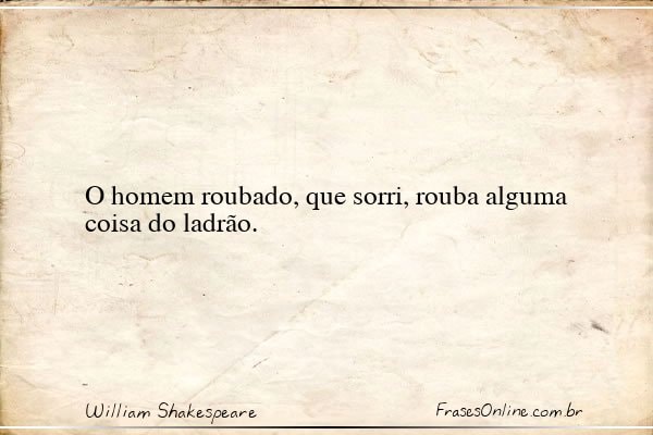 Frase de William Shakespeare