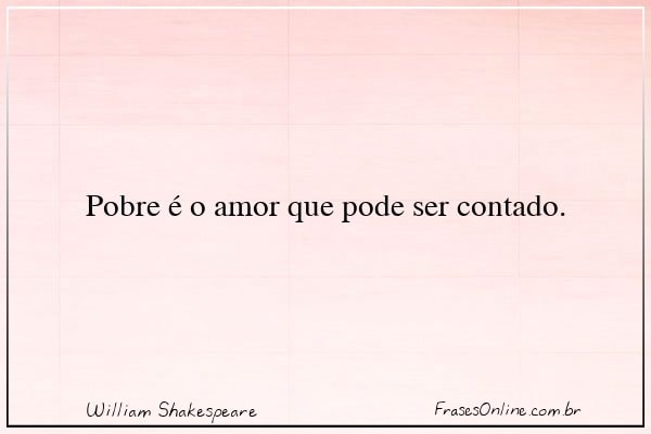 Frase de William Shakespeare