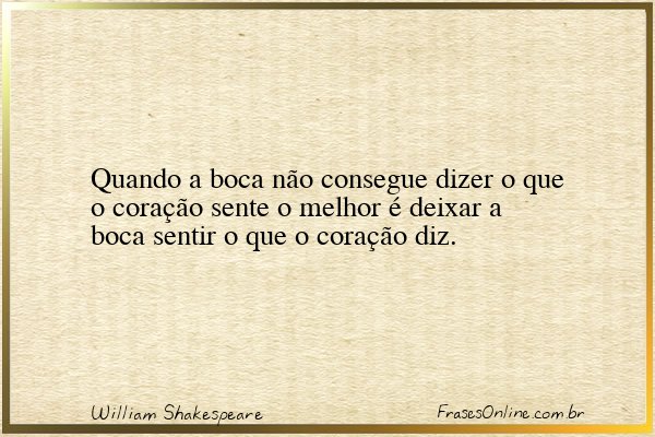 Frase de William Shakespeare