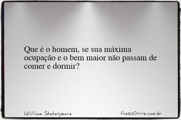 Frase de William Shakespeare