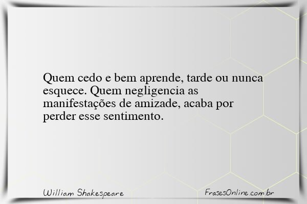 Frase de William Shakespeare