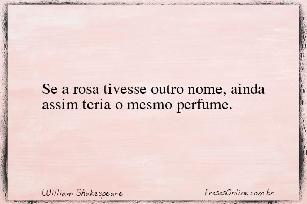 Frase de William Shakespeare