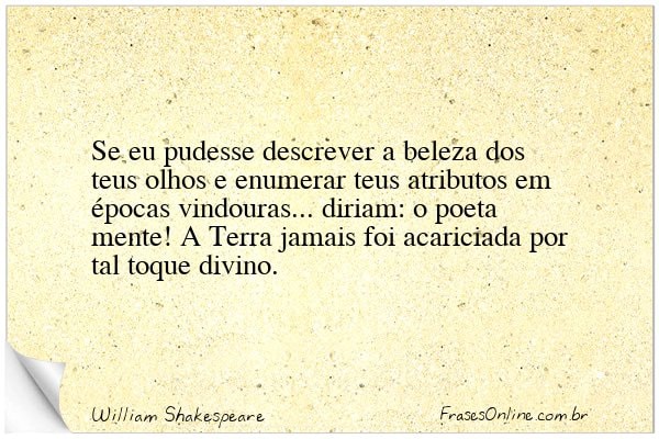 Frase de William Shakespeare