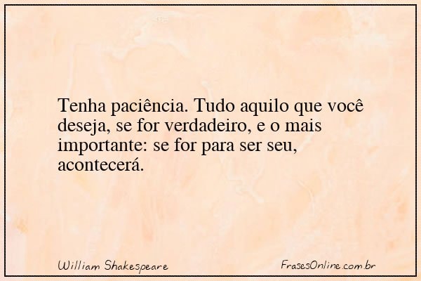 Frase de William Shakespeare